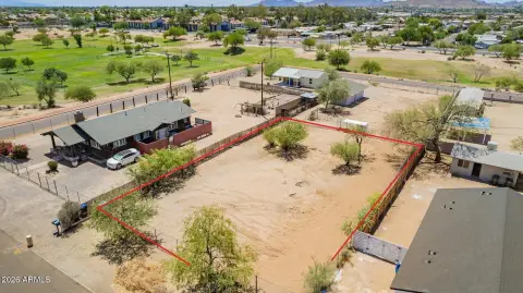 Fenced R1-8 Residential Land Lot
