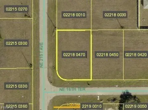 Corner Duplex Lot in Cape Coral