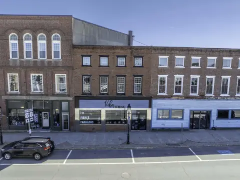 Mixed-Use Brick Building