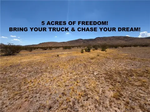 Flat Desert Land