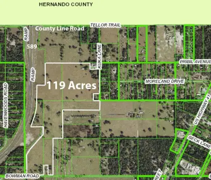 119 Acres for Future Development