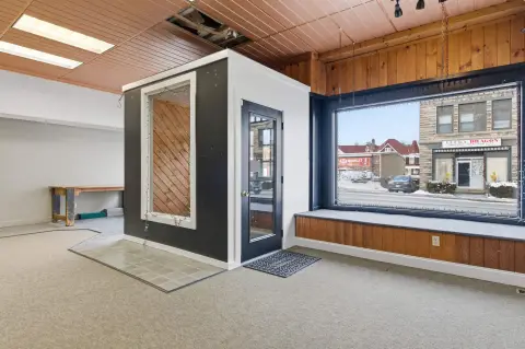 Brick Storefront with Display Windows