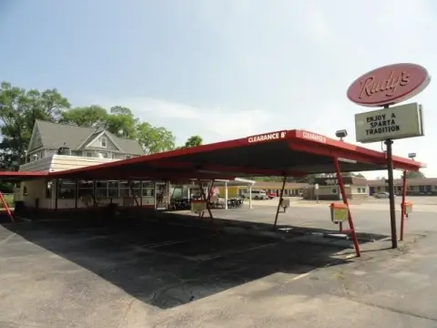 Drive-Through Restaurant with Canopy