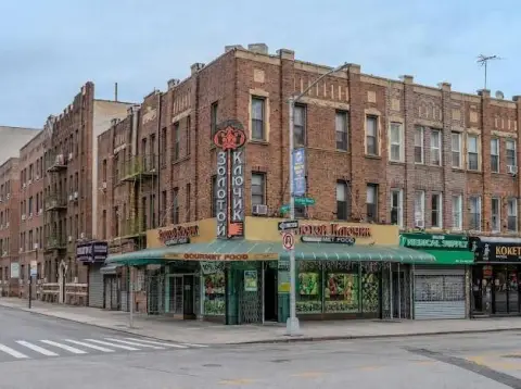 Mixed-Use Building with Retail Stores