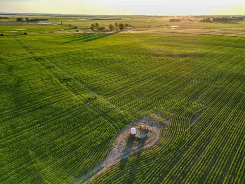 Irrigated Farmland with Center Pivots