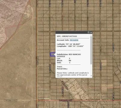 Residential Land in Rio Rancho