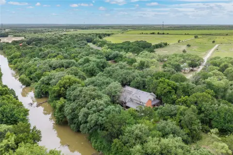 Ranch with Two-Story Brick Home