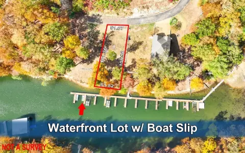 Waterfront Lot with Boat Slip
