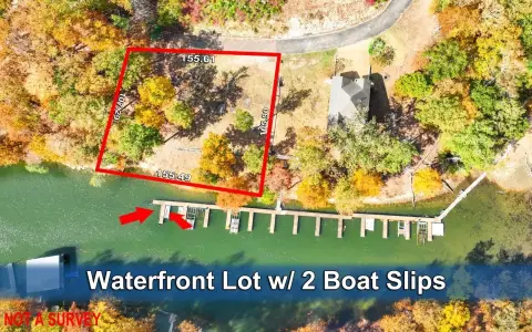 Waterfront Land with Boat Slips