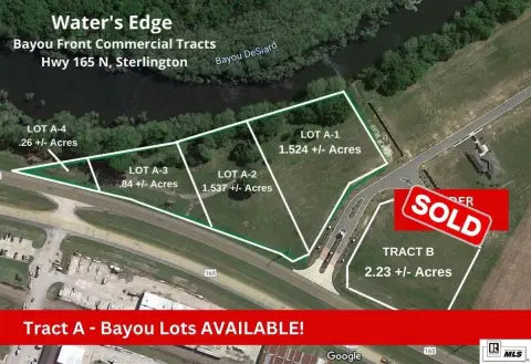 Bayou-Front Commercial Development Land