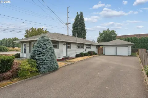 Corner-Lot Duplex with Garages