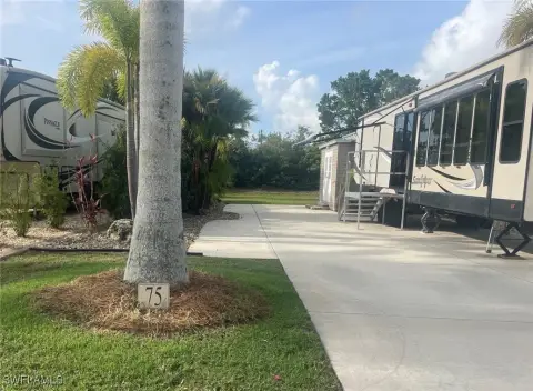 RV Resort Lot with Shed