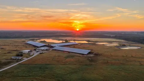 Ranch with Covered Feed Barns