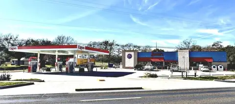 Operating Gas Station on Highway
