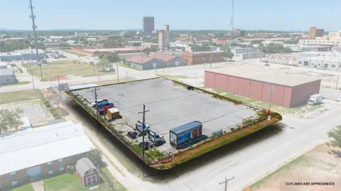 Paved, Fenced Industrial Land