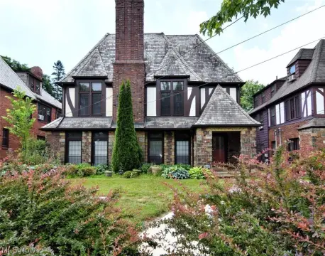 Brick Tudor Duplex with Garage