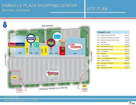 Retail Suite with Rear Exits