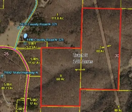 140 Acres Wooded Land, Ava