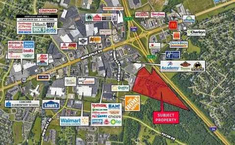 Interstate-Frontage Development Land