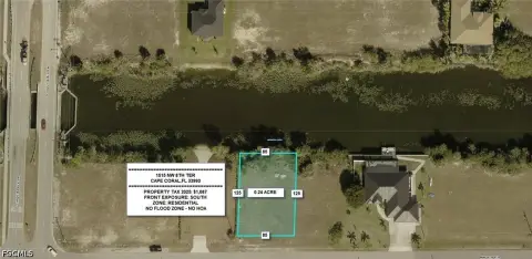 Waterfront Land in Cape Coral