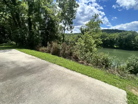 Waterfront Land with Camper