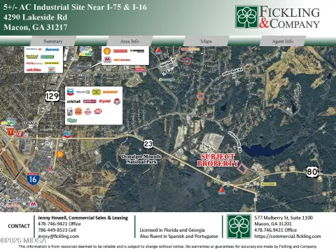 Macon Industrial Corner Lot