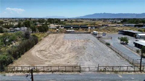 Fenced Commercial Land Parcel