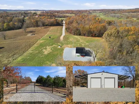 Secluded Acreage with Shop Building