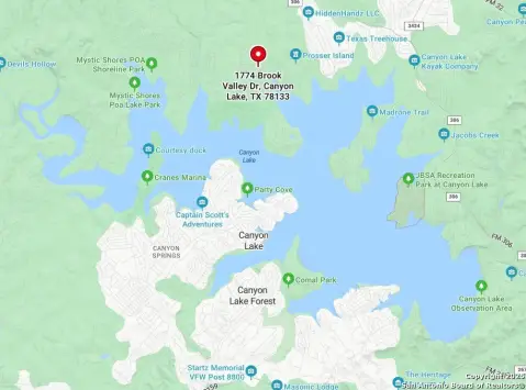 Canyon Lake Area Lot