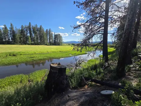 Creekfront Land with Shop and Foundation