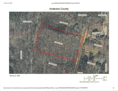 Residential Land in Starr, SC
