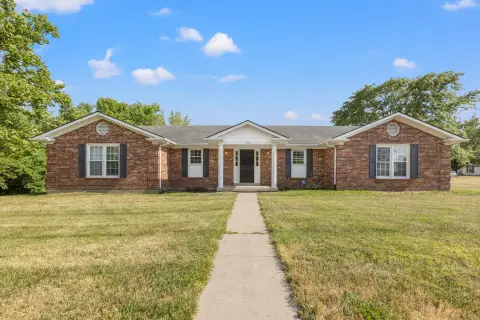 Brick-Veneer Duplex on Corner Lot
