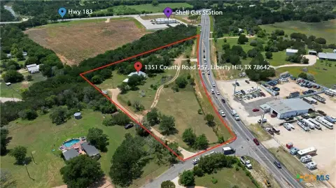 Liberty Hill Commercial Corner Lot