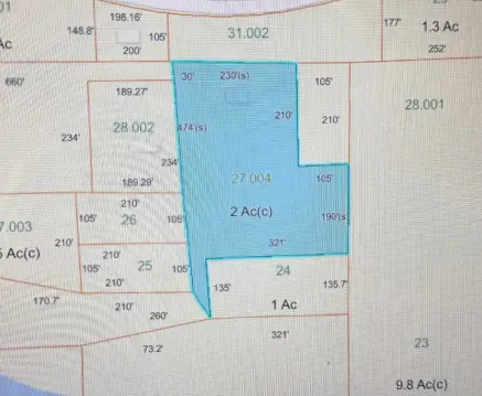 Vacant Land Parcel for Custom Development