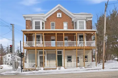 Mixed-Use Brick Building