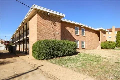 Two-Story Brick Apartment Building