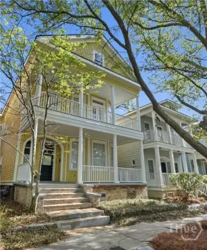 Savannah Duplex with Porch & Balcony