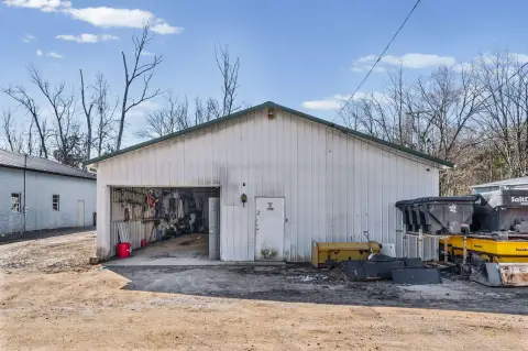 Storage Workshop with Concrete Floors