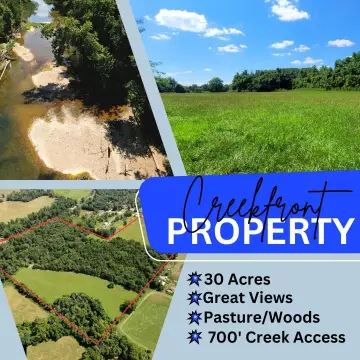 30 Acres with Creek Frontage