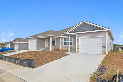 Ranch Duplex with Garages