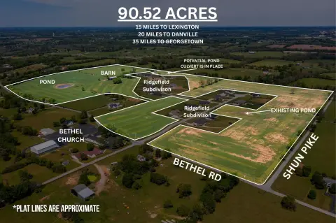 Farm Tract with Ponds and Fenced Pastures