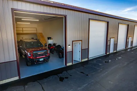 Garage Condominium with Mezzanine