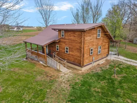 Secluded Cabin with Pond and Orchard