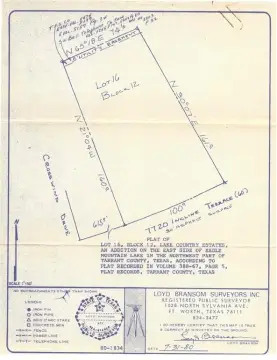Fort Worth Homesite Opportunity
