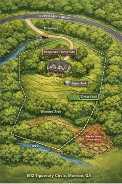 Wooded Homesite in Monroe, GA