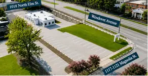 1018 N. Elm and 1117-1119 Magnolia St with Exceptional Visibility from Wendover Ave • Dual Street Access • Unlimited Redevelopment Potential