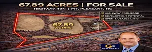 Picture of Commercial land at 6401 Nc Highway 49 N, Mount Pleasant, NC
