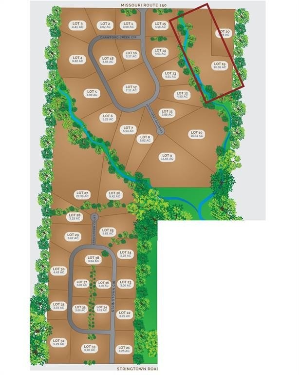 Acreage Lot in Crawford Creek