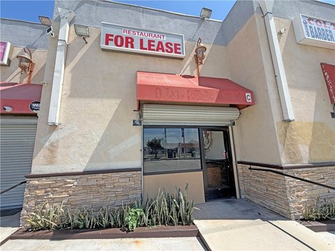 Restaurant Space with Roll-Up Doors