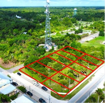 Apalachicola Commercial Lots with Water View